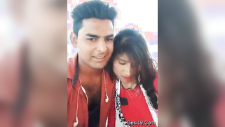 Handsome young man paws Indian's perfect boobs through red dress | XXX Video on AllSex.XXX