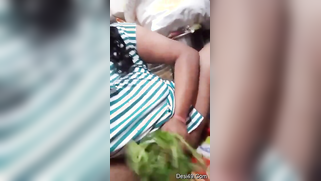 Indian aunty pleases herself with self-made XXX toy out of vegetable | XXX Video on AllSex.XXX