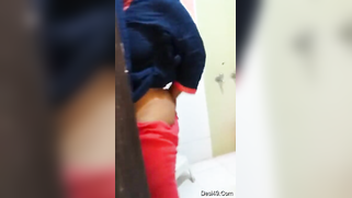 Indian can't wait to go to toilet and pisses on floor in XXX clip | XXX Video on AllSex.XXX