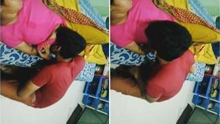 Desi minx's titties make stepbrother horny so he licks nipples a bit | XXX Video on AllSex.XXX