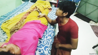 Desi minx's titties make stepbrother horny so he licks nipples a bit | XXX Video on AllSex.XXX