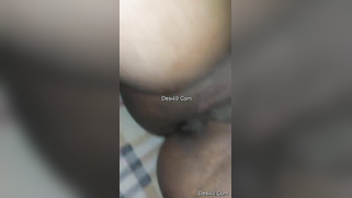 Indian lies still while young man behind camera touches jugs and peach | XXX Video on AllSex.XXX