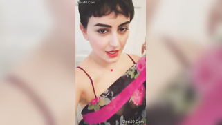 Indian mom in carnival sari moves body and slowly strips down on cam | XXX Video on AllSex.XXX