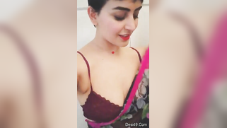 Indian mom in carnival sari moves body and slowly strips down on cam | XXX Video on AllSex.XXX