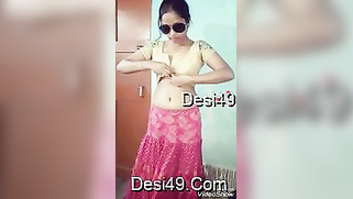 Small-tittied Indian webcam slut with sunglasses deletes top and skirt | XXX Video on AllSex.XXX