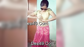 Small-tittied Indian webcam slut with sunglasses deletes top and skirt | XXX Video on AllSex.XXX