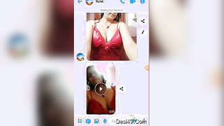 Desi aunty does crazy things like showering in red gown in XXX clip | XXX Video on AllSex.XXX