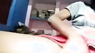 Skinny Desi girl ineptly masturbates pussy without trying to look sexy | XXX Video on AllSex.XXX