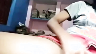 Skinny Desi girl ineptly masturbates pussy without trying to look sexy | XXX Video on AllSex.XXX