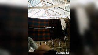 Tempting Desi mom flashes saggy tits and gets dressed in the barn | XXX Video on AllSex.XXX