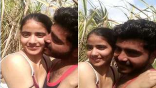 Indian kisses man who wants to see her XXX-shaped boobs outdoors | XXX Video on AllSex.XXX