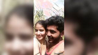 Indian kisses man who wants to see her XXX-shaped boobs outdoors | XXX Video on AllSex.XXX