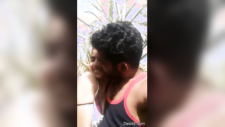 Indian kisses man who wants to see her XXX-shaped boobs outdoors | XXX Video on AllSex.XXX