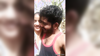 Indian kisses man who wants to see her XXX-shaped boobs outdoors | XXX Video on AllSex.XXX