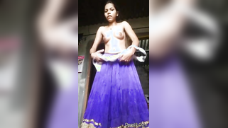 Desi takes clothing items off one by one till she is naked in sex clip | XXX Video on AllSex.XXX