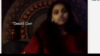 Sultry Desi coed revenges on boyfriend flaunting her tits worldwide