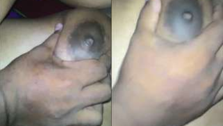 Mom lies in bed but boyfriend can't stop touching boobs in sex video | XXX Video on AllSex.XXX