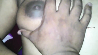 Mom lies in bed but boyfriend can't stop touching boobs in sex video | XXX Video on AllSex.XXX