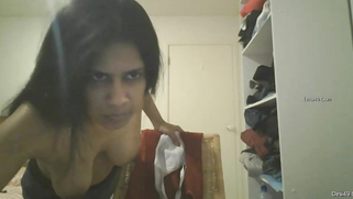 Desi girl comes home and gets naked but then fins the hidden camera | XXX Video on AllSex.XXX