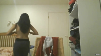 Desi girl comes home and gets naked but then fins the hidden camera | XXX Video on AllSex.XXX