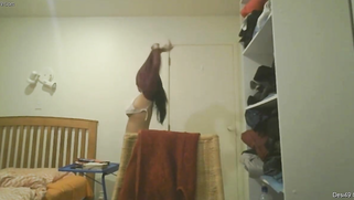 Desi girl comes home and gets naked but then fins the hidden camera | XXX Video on AllSex.XXX