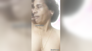 Sexy Indian aunty takes boobs to light but mustachioed guy paws them | XXX Video on AllSex.XXX