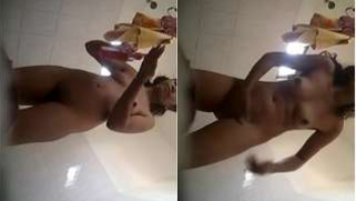 Provocative girl brandishes body sex zones washing in Indian shower | XXX Video on AllSex.XXX