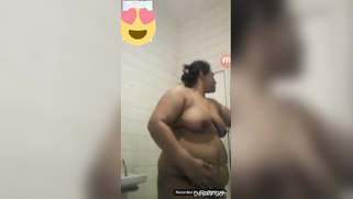 Sensuous aunty broadcasts XXX shower show washing and drying her body | XXX Video on AllSex.XXX