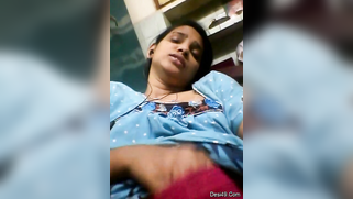 Desi whore puts hand in red panties and masturbates making XXX sounds | XXX Video on AllSex.XXX