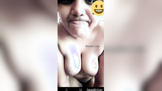 Flirtatious Indian aunty flaunts titties and spreads butt at home | XXX Video on AllSex.XXX