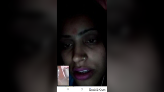 Desi student can't sleep and talks to wanker on other side of screen