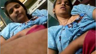 Indian babe films XXX video of herself masturbating twat under panties | XXX Video on AllSex.XXX