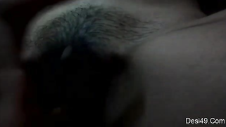 Desi squeezes flabby boobs and puts hand down there in sex video | XXX Video on AllSex.XXX