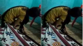 Guy films tiny Desi stepsister tries to get dressed in her bedroom | XXX Video on AllSex.XXX