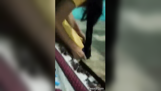 Guy films tiny Desi stepsister tries to get dressed in her bedroom | XXX Video on AllSex.XXX