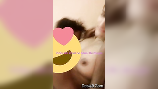 Teen Indian lies in bed and films anonymous guy who licks her nipples | XXX Video on AllSex.XXX