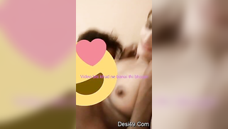 Teen Indian lies in bed and films anonymous guy who licks her nipples | XXX Video on AllSex.XXX