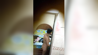 Indian babe doesn't close door changing so stepbrother films her | XXX Video on AllSex.XXX