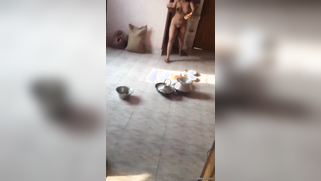 Indian beauty plays with boyfriend coming out of bathroom in the nude | XXX Video on AllSex.XXX