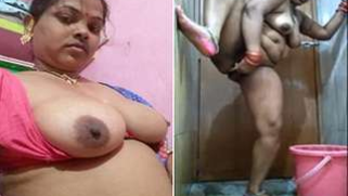 Aunty pisses and scores her own muff with XXX toy before showering | XXX Video on AllSex.XXX