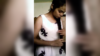Indian girl films XXX video to know guys' opinion about her tits | XXX Video on AllSex.XXX