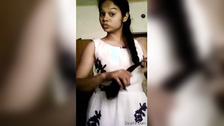 Indian girl films XXX video to know guys' opinion about her tits | XXX Video on AllSex.XXX