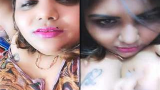 Vibrator is supposed to give XXX Desi model pleasure she deserves