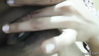 Excited Indian girl uses fingers to give hairy XXX trench pleasure | XXX Video on AllSex.XXX