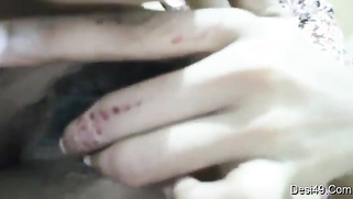 Excited Indian girl uses fingers to give hairy XXX trench pleasure | XXX Video on AllSex.XXX