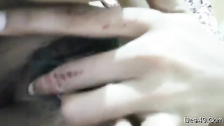 Excited Indian girl uses fingers to give hairy XXX trench pleasure | XXX Video on AllSex.XXX