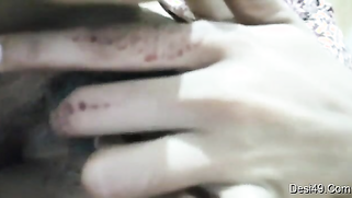 Excited Indian girl uses fingers to give hairy XXX trench pleasure | XXX Video on AllSex.XXX