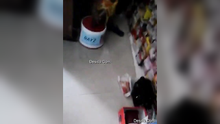 There are no customers and the Desi aunty flashes nipple in XXX video | XXX Video on AllSex.XXX