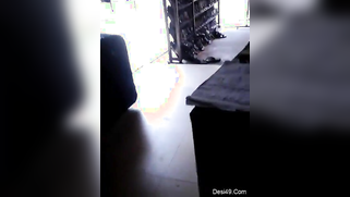 There are no customers and the Desi aunty flashes nipple in XXX video | XXX Video on AllSex.XXX