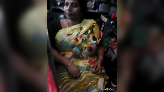 There are no customers and the Desi aunty flashes nipple in XXX video | XXX Video on AllSex.XXX